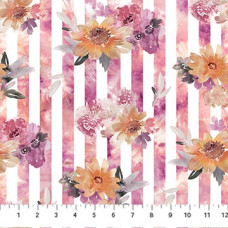 Vivian 26826-10 Floral stripe 